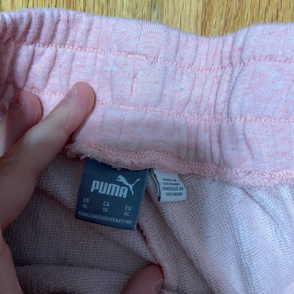 Puma Women's Athletic Shorts in Light Pink